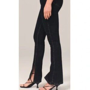 Abercrombie & Fitch The Skinny High Rise Jeans Split Hem - size 24 / 00